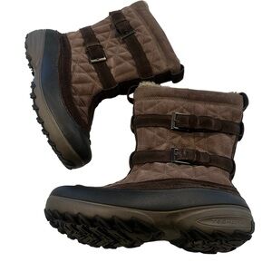 Columbia Women's Faux Fur Lined Omni-Heat Omni-Grip Calf-High Winter Boots 10